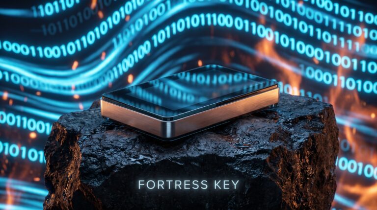 Midjourney & DALL-E 3 Image Prompt A premium, sleek cryptocurrency hardware wallet featuring a crisp minimalist screen showing a secure padlock icon, sitting on a dark matte-black tech desk. Soft, futuristic cyber-security ambient lighting with subtle neon blue and teal accents reflecting off aluminum and glass surfaces. High-end product photography, cinematic depth of field, clean composition, macro shot, hyper-detailed textures, 8k resolution. Evaluating Top Secure Wallets This comprehensive video guide provides a detailed visual breakdown and testing of the best hardware and cold storage wallets available this year, helping you choose the right device to complement your new setup security.