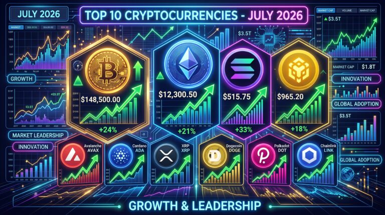 Top 10 Cryptocurrencies Of July 3, 2026