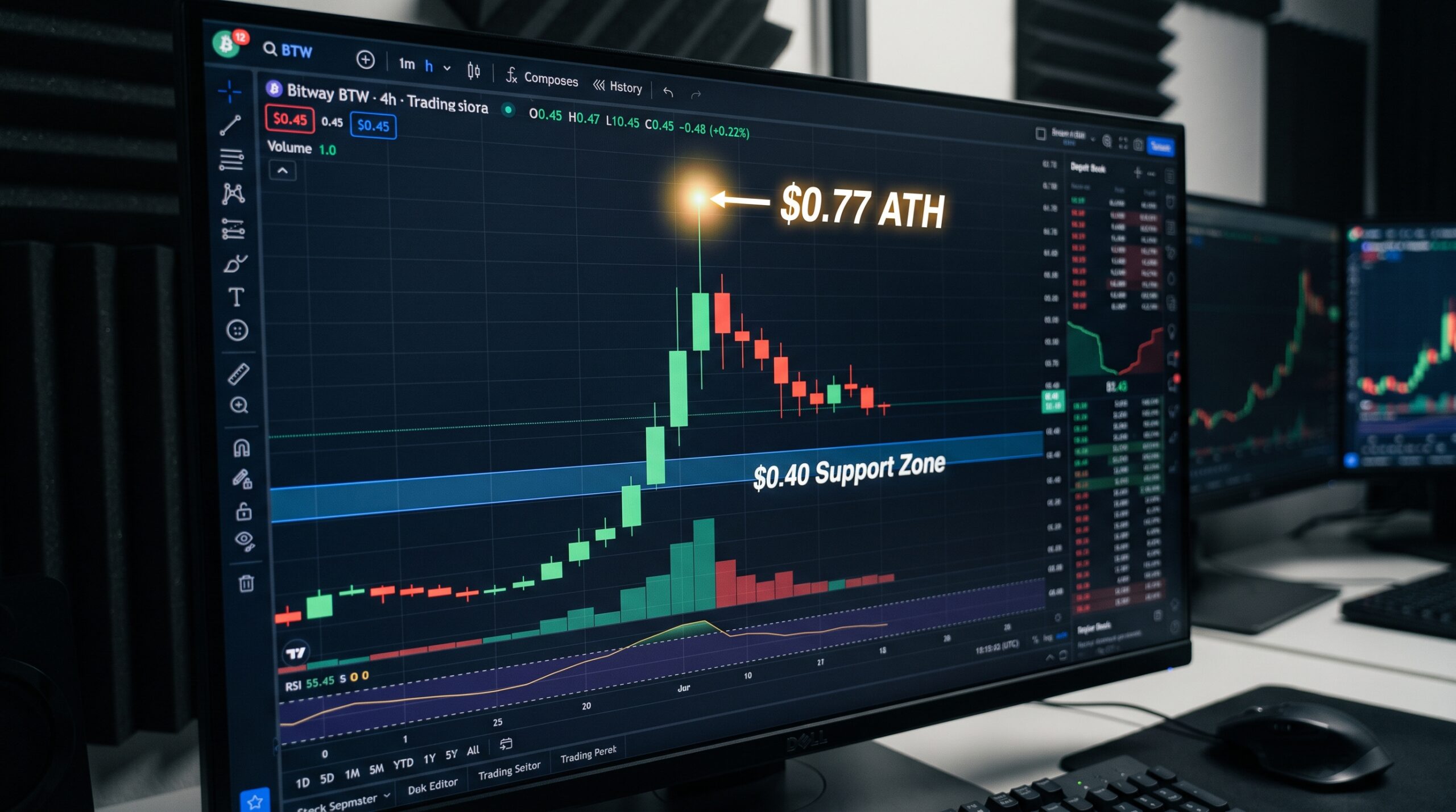 Bitway Price Retreats After 250% Surge, But Momentum Holds