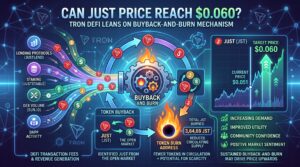 Can JUST Price Reach $0.060 as TRON DeFi Leans on Buyback-and-Burn?