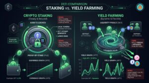 Staking vs. Yield Farming Tips for Safe Passive Income in DeFi
